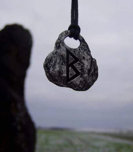 PERTHRO - RUNOVÝ AMULET, STAROMOSAZ - RUNY - ŠPERKY
