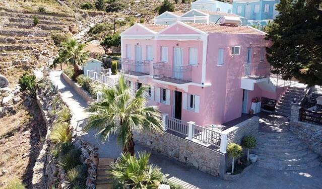hotel Niriides Symi letecky Snídaně
