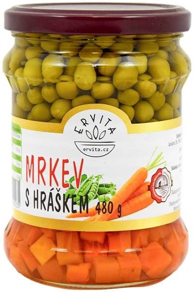 Mrkev s hráškem 480 g