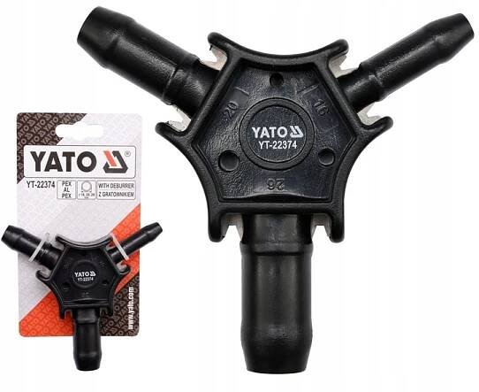 YATO KALIBRAČNÍ ODHROTOVAČ PRO TRUBKY PEX-AL-PEX 16/20/26 mm YT-22374