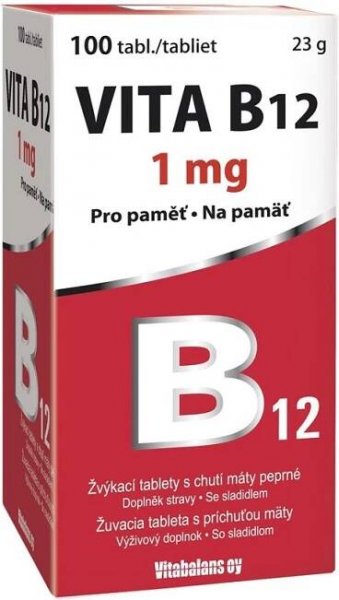 Vitabalans Vita B12 1mg 100 tablet