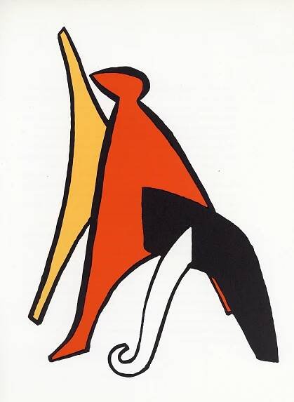"Stabiles Suite II" Lithograph in Colors, c.1963, Edition:Limited, Unsigned, 11x15" $250-