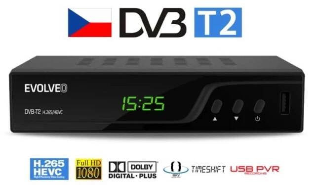 Evolveo Omega T2, DVB-T2