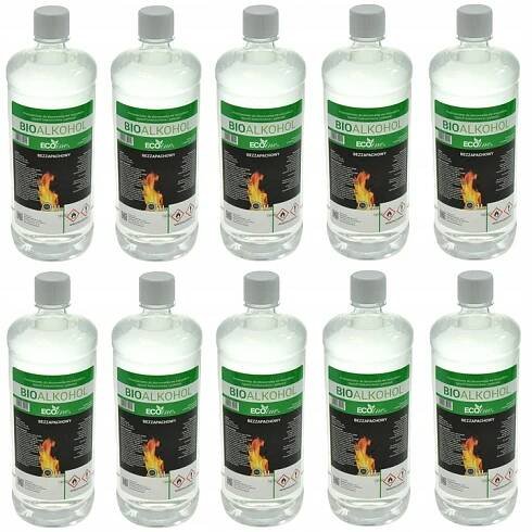 10 x BIOPALIVO BIOETANOL BIOKRB KRB BEZ ZÁPACHU 10 LITRŮ BEZ ZÁPACHU