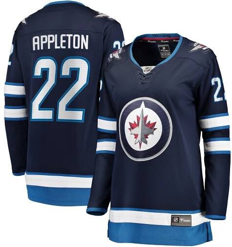 Women's Winnipeg Jets Kyle Connor Fanatics Navy Breakaway Jersey