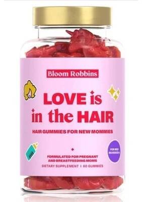 Bloom Robbins Love is in the Hair Vitamíny na vlasy pro maminky - gumídci 210 g