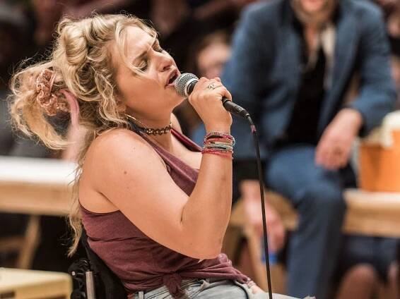 Ali Stroker, the First Actor in a Wheelchair to be Nominated for a Tony, Wants You to Really See Her