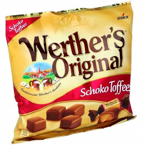 Bonbóny Werther's Original Schoko Toffe Výrobek neobsahuje nevztahuje se