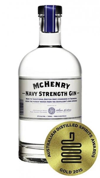 Mc Henry Distillery – Italia 700ml McHenry Navy Strength Gin-gold medal