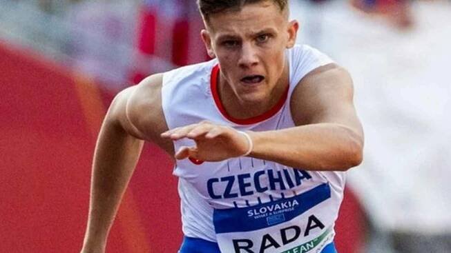 Michal Rada v juniorském českém rekordu