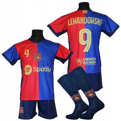 LEWANDOWSKI komplet fotbalový dres BARCELONA - BG 140