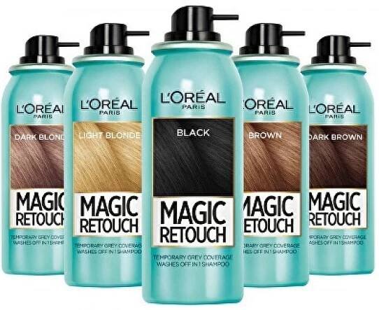 L'Oréal vlasový korektor šedin a odrostů Magic Retouch Instant Root Concealer Spray 14 Cold Blond 75 ml