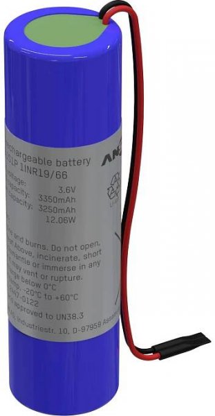 Ansmann speciální akumulátor 18650 s kabelem Li-Ion 3.6 V 3350 mAh