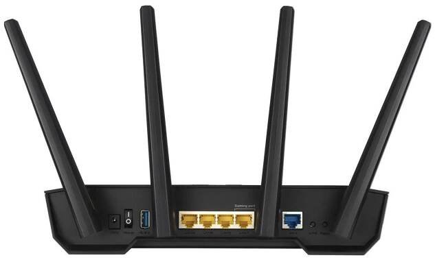 ASUS TUF-AX3000 V2 (AX3000) WiFi 6 Extendable Gaming Router, 2.5G port, AiMesh, 4G/5G Mobile Tethering - BOHEMIA COMPUTERS