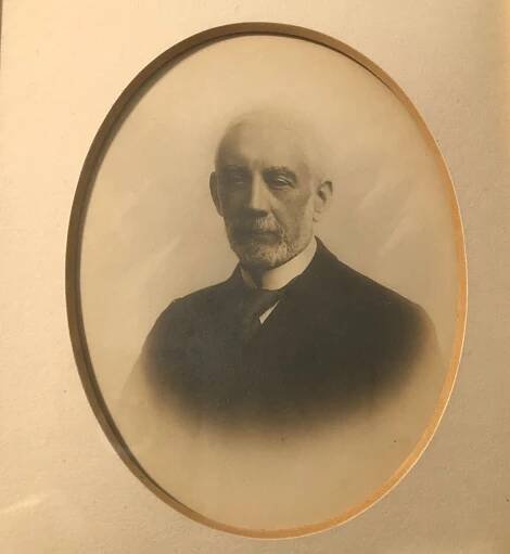The original and only known photograph of William Carey Davies, George MacDonald’s secretary, 1890s.