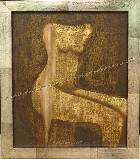 Aukce obrazů | Dívčí akt | Kodet Kristian | Galerie Národní 25 s.r.o.
