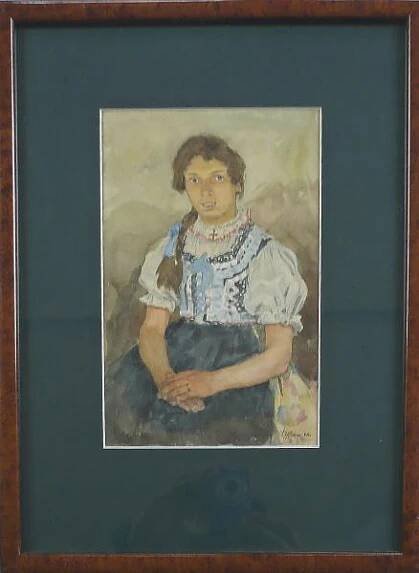 František Hlavica – Selská dívka - 1