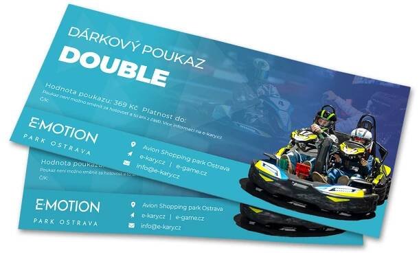 Dárkový poukaz E-Motion Double