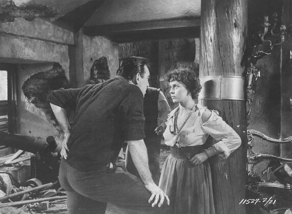 Anthony Quinn, Claire Bloom - Pirát - Z natáčení