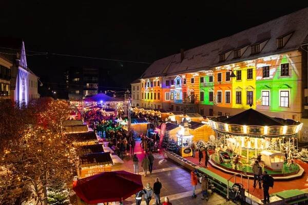 Weihnacht am Karmeliterplatz in Graz 2025 I Steiermark | Advent Graz