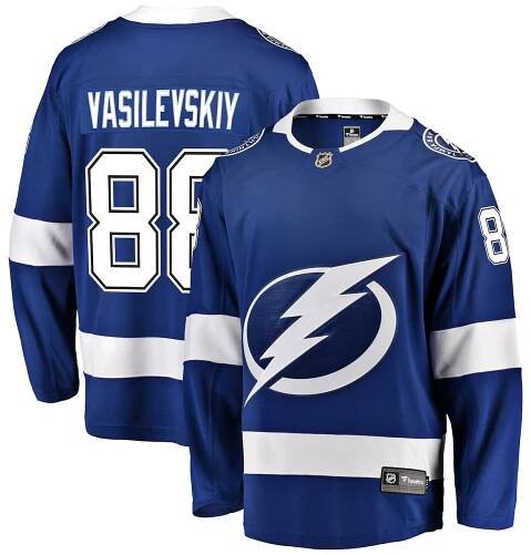 Andrei Vasilevskiy Tampa Bay Lightning Fanatics Home Breakaway Player Jersey - Blue