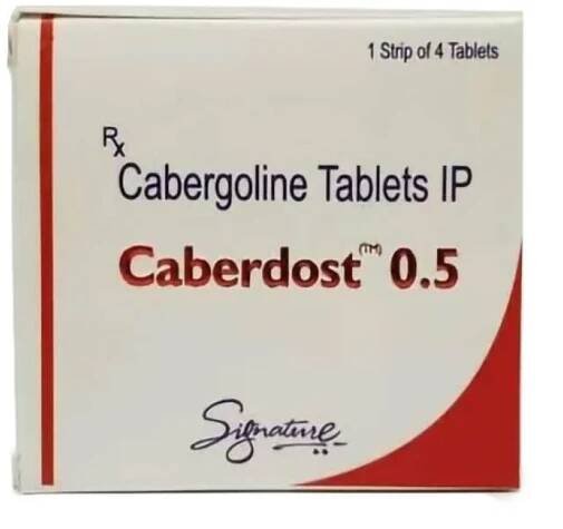 Kabergolin (Dostinex) 0,5 mg (4 tablety) - Signature