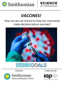 "Vaccines! How can we use science to help our community make decisions about vaccines?" Cover