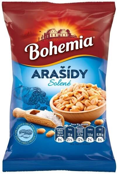 Bohemia Arašídy Solené 100g