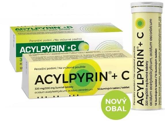 Acylpyrin + C 12 šumivých tabliet
