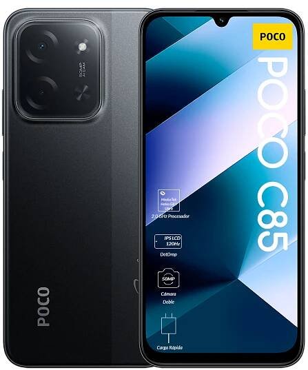 POCO C85 8/256GB (Con NFC y cargador original)