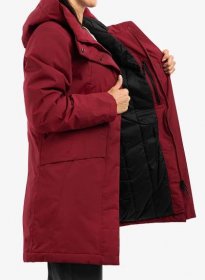 Dámský kabát Didriksons Cajsa Parka 4 - ruby red