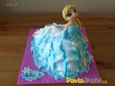Jak upéct dort 3D Elsa - PavlavTroubě.cz
