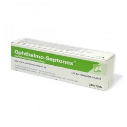 Ophthalmo-Septonex ung. opht.1x5 g od 127 Kč