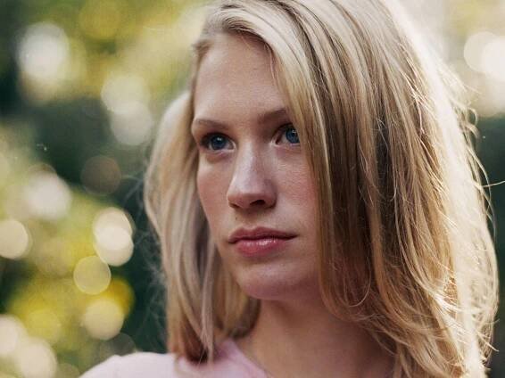 January Jones, Women, Blonde, Blue eyes, Face HD Wallpapers / Desktop and Mobile Images & Photos