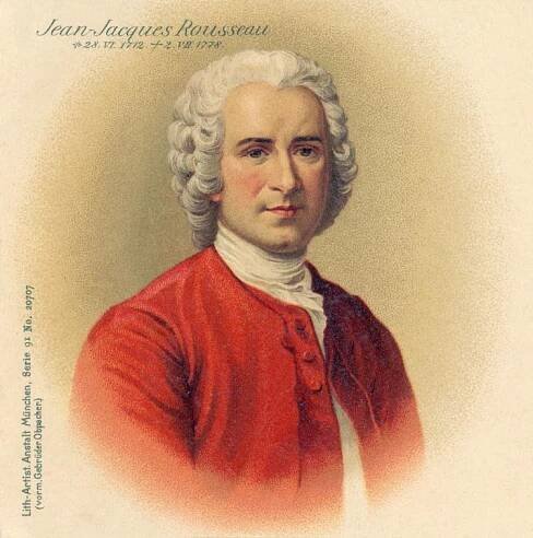 Portrait of Jean-Jacques Rousseau