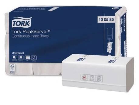 Obrázek produktu: Tork PeakServe®100585 navazující papírové ručníky (12 bal x 410 ks)