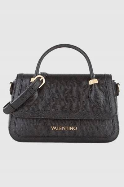 VALENTINO Černá kabelka Montmartr Satchel Značka Valentino by Mario Valentino