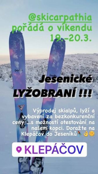 Výprodej Klepáčov