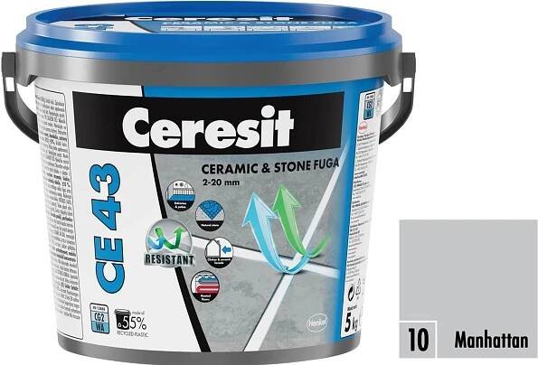 Ceresit Flexibilní spárovací hmota CE 43 Grand Elit Manhattan, 5 kg