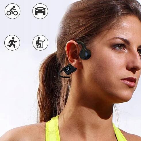 BEZDRÁTOVÁ SLUCHÁTKA PRO KOSTNÍ VEDENÍ BLUETOOTH NECKBAND NA KRK Stav balení originální