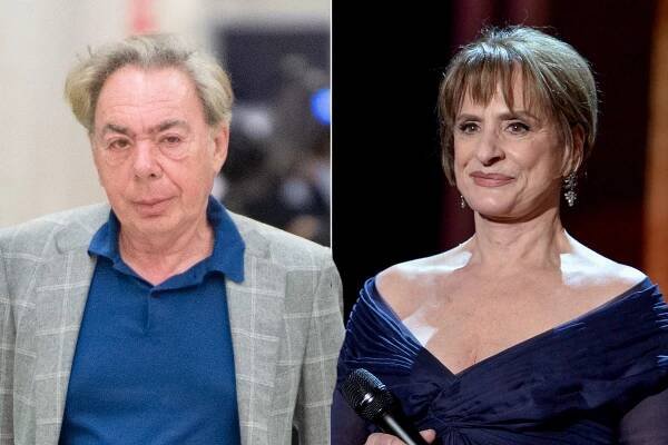 Andrew Lloyd Webber and Patti LuPone