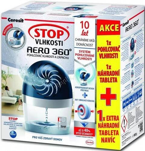 CERESIT pohlcovač vlhkosti a zápachu+2tablety AKCE