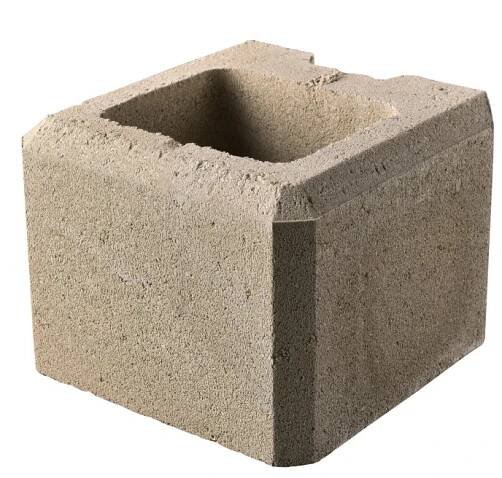 DITON Zdicí prvek VISO koncový poloviční, krémový melír, 15 x 20 x 20 cm nakoupit u OBI