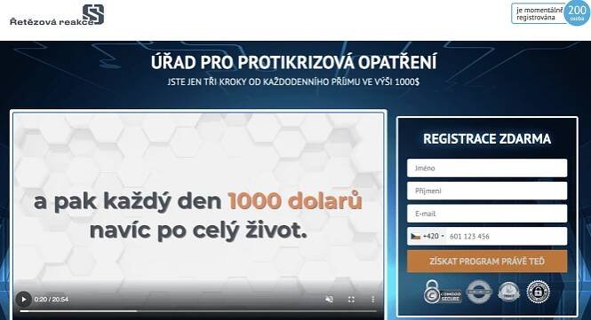 Podvodníci lákají na představu, že budete mít zajištěný vysoký a bezpracný příjem až do konce života