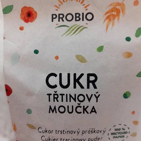 Třtinový cukr moučka Bio PROBIO