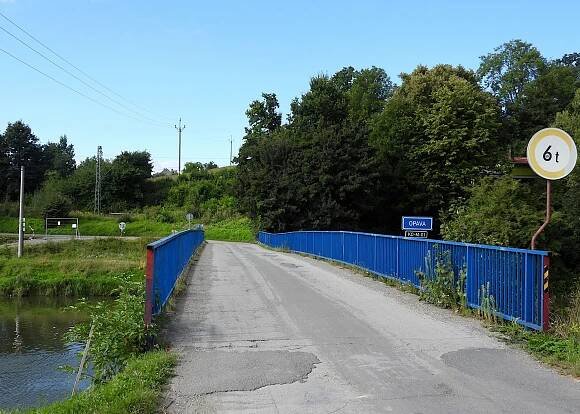 Fotografie - Jilešovice - most přes řeku Opavu - 19.08.2021