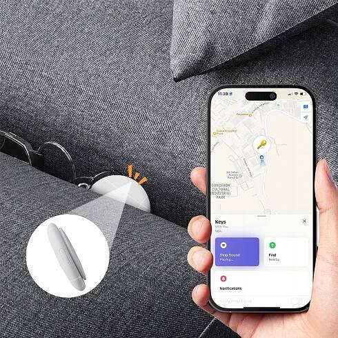 GPS lokátor LiTag MiLi IOS APPLE pro batoh na klíče a zavazadla kola obojku Bezpečnostní informace CE