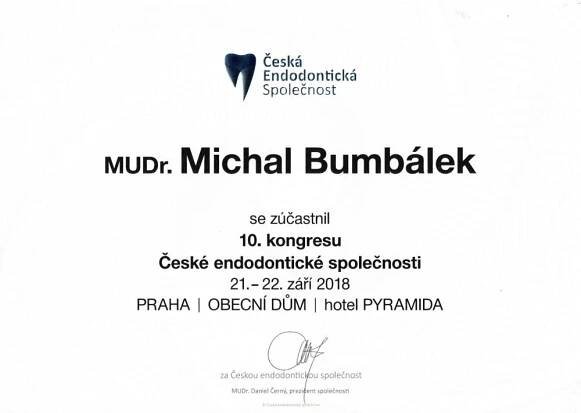 Vzdělání — MUDr. Michal Bumbálek, Ph.D.
