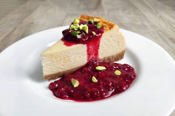 NewYork cheesecake - fotografie receptu - TopRecepty.cz