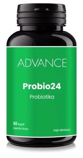 ADVANCE Probio24 60 kapslí - 33 mld. a 11 kmenů odolných probiotik z USA
